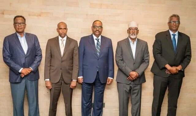 Xubno ka mid ah Golaha mustaqbalka Soomaaliyeed iyo madaxda maamul goboleedyada Puntland iyo Jubaland