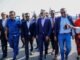 Axmed Madoobe oo yimid magaalada Muqdisho isagoo wata ciidan aad u hubeysan