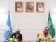 Soomaaliya iyo Sucuudiga oo kala saxiixday heshiis iskaashi dhinaca milateriga