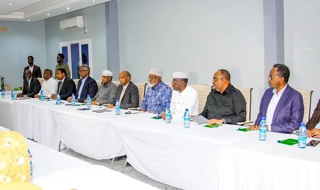 Xubnaha Golaha Mustaqbalka Soomaaliyeed iyo madaxda maamul goboleedyadda Puntland iyo Jubaland