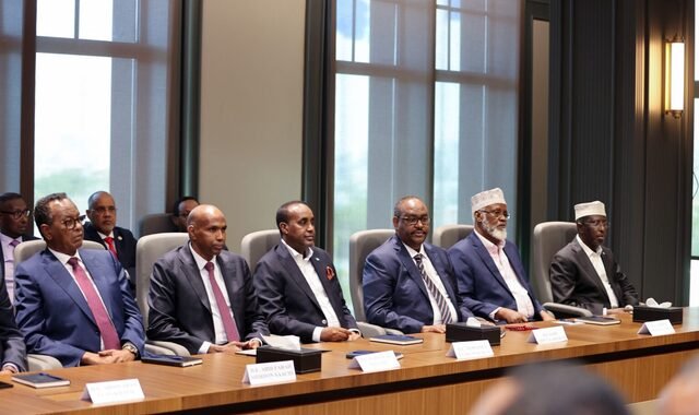 Siyaasiyiinta mucaaradka ee golaha mustaqbalka Soomaaliyeed iyo madaxda maamul goboleedyada Puntaland iyo Jubaland