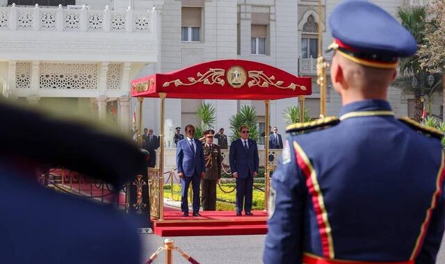 Madaxweyne Xasan Sheekh oo maanta la kulmay dhiggiisa dalka Masar C/fitaax Al-Sisi