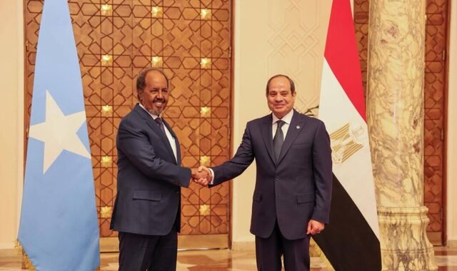 Madaxweyne Xasan Sheekh oo maanta la kulmay dhiggiisa dalka Masar C/fitaax Al-Sisi