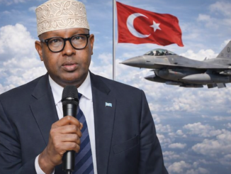 Dowladda oo ka hadashay diyaaradaha F-16 ee hawada Muqdisho lagu arkay