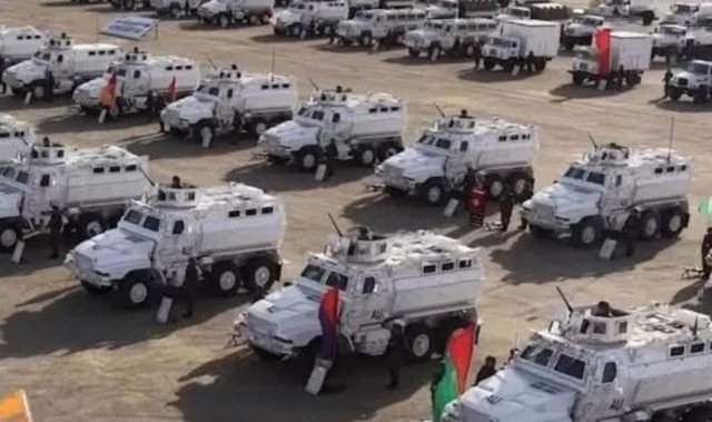 Madaxweyne Xasan Sheekh oo ka qeyb galay dhoolatuska ciidamada Masar ee loo soo dirayo Soomaaliya