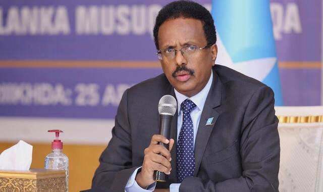 Madaxweynihii hore ee Soomaaliya Mudane Maxamed Cabdullaahi Farmaajo