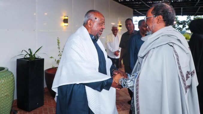 Madaxweyne Xasan Sheekh oo ka qayb-galay kulan saddex-geesood ah oo ka dhacay Jabuuti