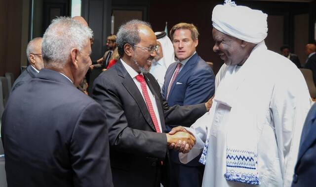 Madaxweyne Xasan Sheekh oo maanta la kulmay danjireyaasha caalamka ee Soomaaliya