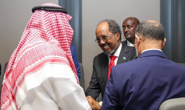 Madaxweyne Xasan Sheekh oo maanta la kulmay danjireyaasha caalamka ee Soomaaliya