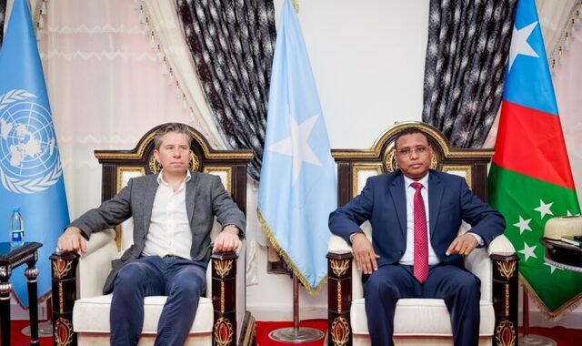Hoggaamiyaha KMG Koonfur Galbeed oo kulan la yeeshay wafdi ka socda Qaramada Midoobay
