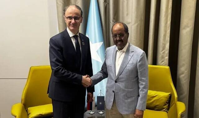 Madaxweyne Xasan Sheekh oo kulan la yeeshay ra'iisul wasaaraha Serbia Duro Macut
