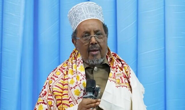 Madaxweyne Xasan Sheekh oo Baydhabo kaga qayb galay munaasabad lagu taageerayo doorashada "qof iyo cod"