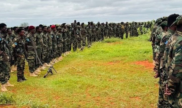 Maamulka Jubaland oo duleedka degmada Beled-Xaawo kusoo bandhigay ciidamo cusub
