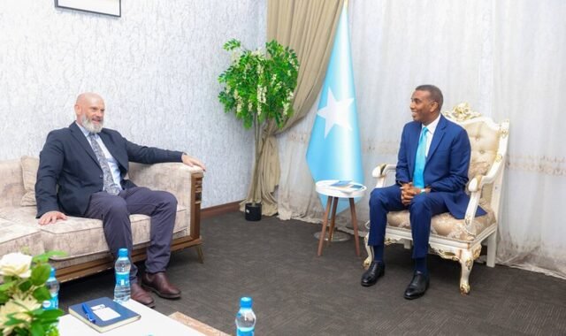 Ra'iisul wasaare Xamse oo xafiiskiisa ku qaabilay wafdi sare oo ka socday hay'adda WFP
