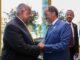 Madaxweyne Xasan Sheekh oo ka qayb galay caleema-saarka madaxweynaha Jabuuti