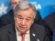 Xoghayaha Guud ee Qaramada Midoobay Antonio Guterres