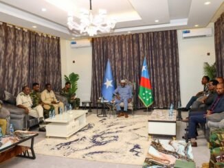 Sheekh Aadan Madoobe oo guddoomiyay kulan looga hadlay xaaladda amniga deegaannada Koonfur Galbeed