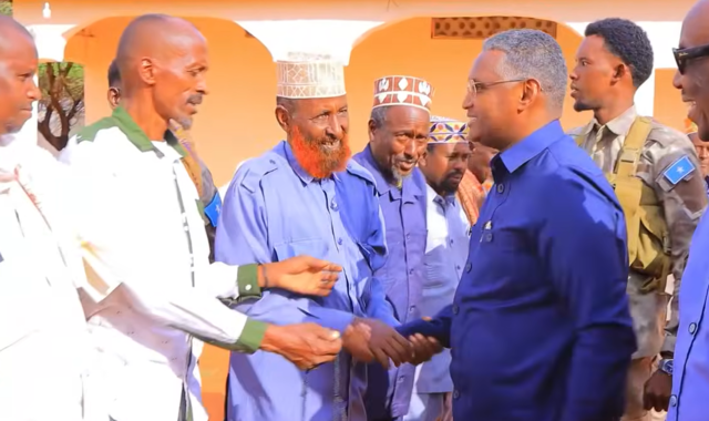 Wafdi uu hoggaaminayo Agaasimaha NISA oo maanta gaaray degmada Balanballe ee gobolka Galgaduud
