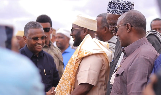 Wafdi uu hoggaaminayo agaasimaha NISA oo maanta gaaray degmada Guriceel ee gobolka Galgaduud