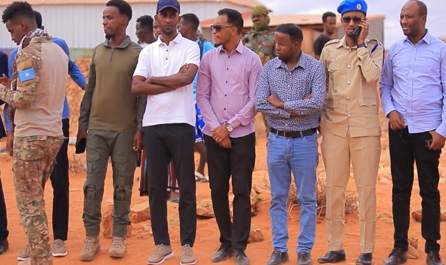 Wafdi uu hoggaaminayo agaasimaha NISA oo maanta gaaray degmada Guriceel ee gobolka Galgaduud