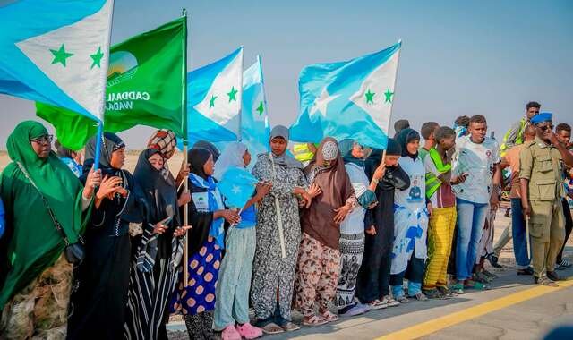 Musharraxa hoggaanka maamulka Galmudug Liibaan Shuluq oo si weyn loogu soo dhaweeyay Dhuusamareeb