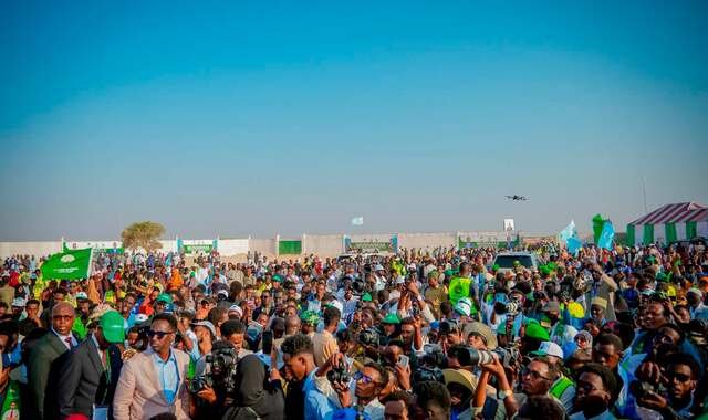 Musharraxa hoggaanka maamulka Galmudug Liibaan Shuluq oo si weyn loogu soo dhaweeyay Dhuusamareeb