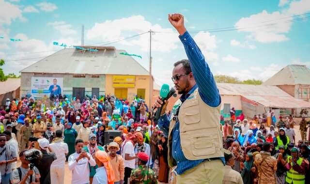 Musharrax Liibaan Shuluq oo shacabka deegaannada Mudug iyo Galgaduud taageero ka raadinaya