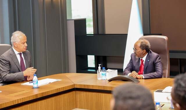 Madaxweyne Xasan Sheekh oo maanta la kulmay wafdi ka socda dowladda Talyaaniga