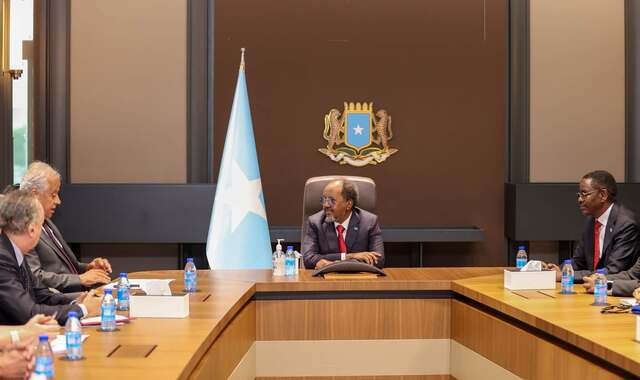 Madaxweyne Xasan Sheekh oo maanta la kulmay wafdi ka socda dowladda Talyaaniga